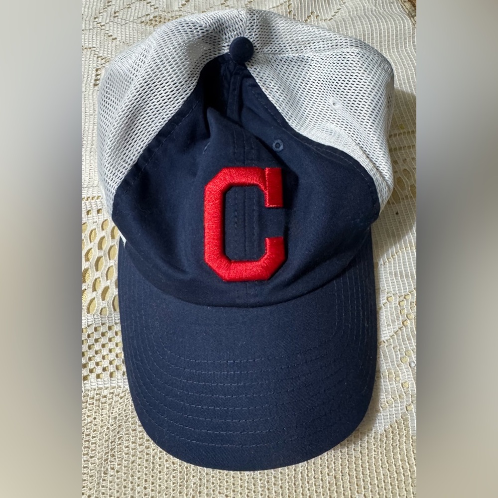 MLB Cleveland Indians Nike Navy and White Trucker 2016 World Series